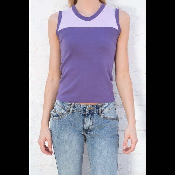 Brandy Melville Tops - Brandy Melville Purple Julia Tank